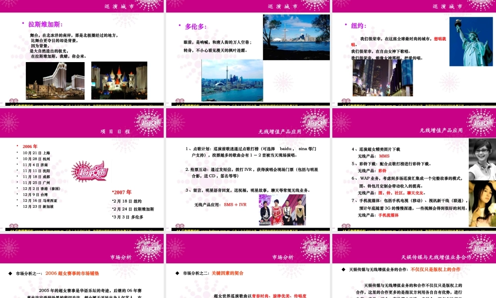 XXXX超级女声世界巡演策划方案-32P