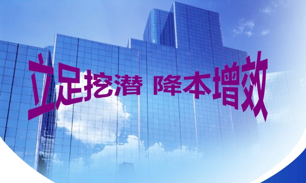 XXXX成本汇报