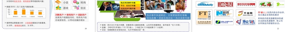 XXXX成都知名3G门户深度运营规划