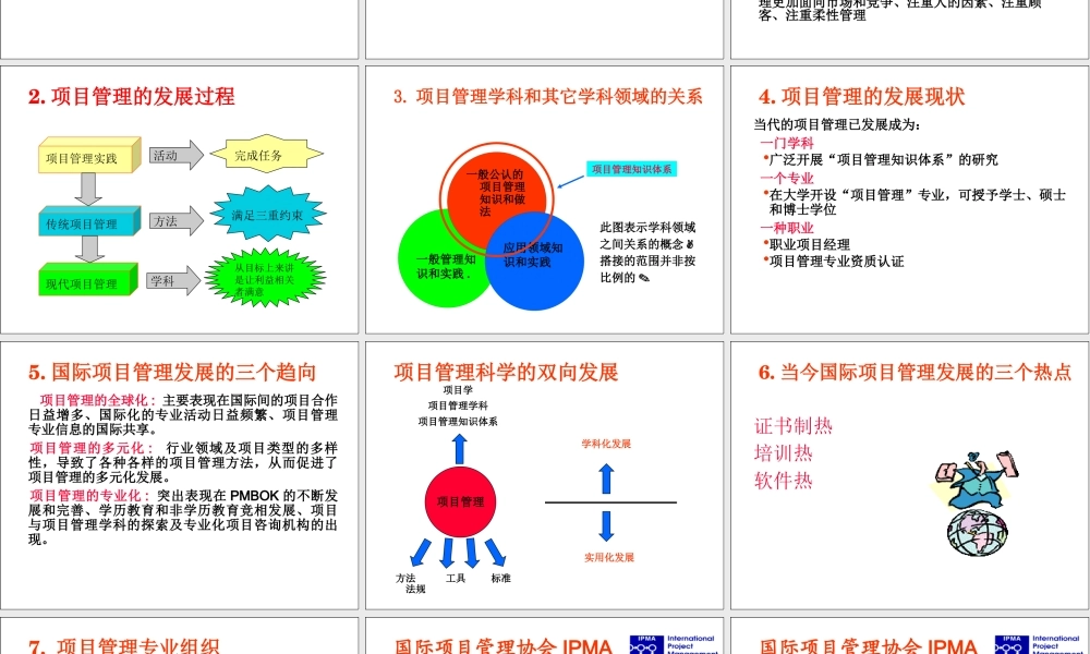 《国际项目管理专业资质认证(IPMP)》培训之一汤铭端