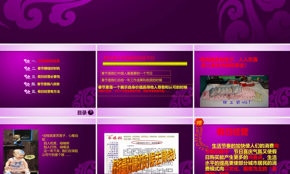 XXXX春节假日经营优势方法35页