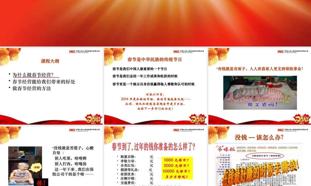 XXXX春节经营正当时