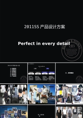XXXX春夏产品开发企划案