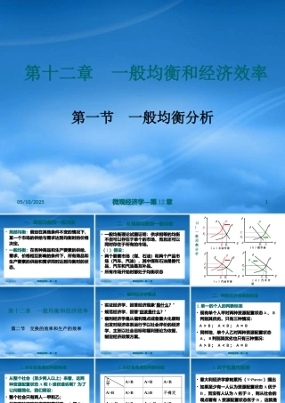 一般均衡和经济效率