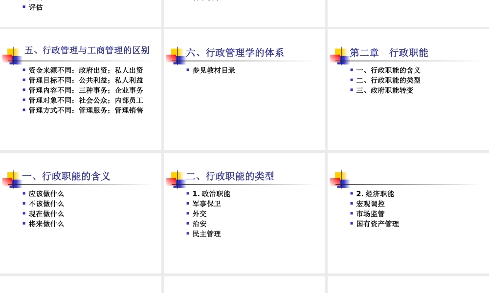 《行政管理学》
