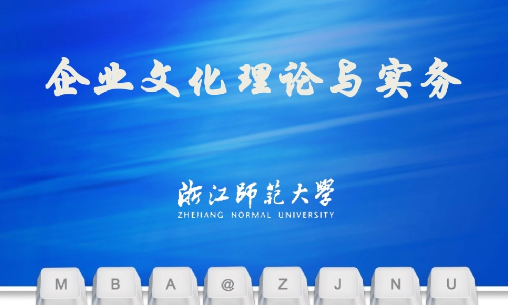 XXXX第11讲企业文化的影响因素