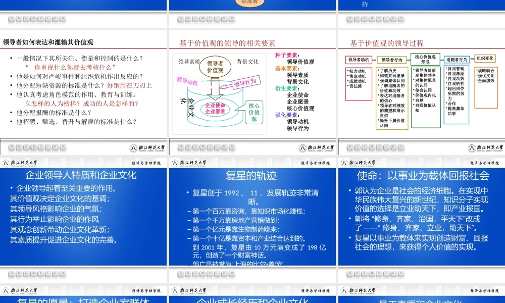 XXXX第11讲企业文化的影响因素