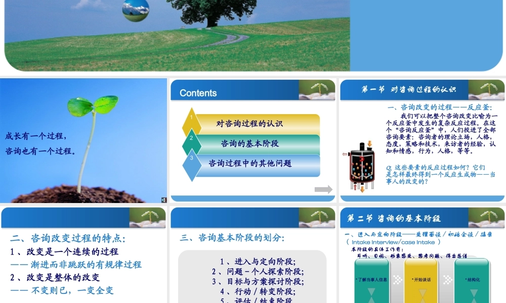 一般咨询过程讲义