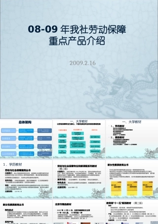 一编室09年重点产品介绍