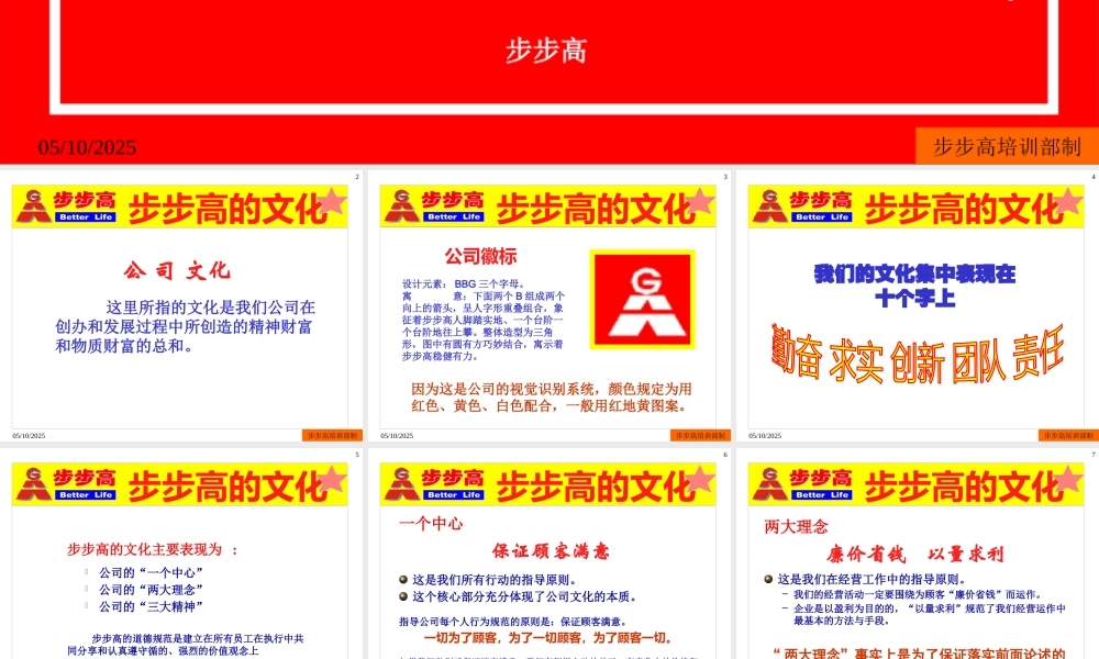 《湖南步步高步步高连锁超市企业文化》