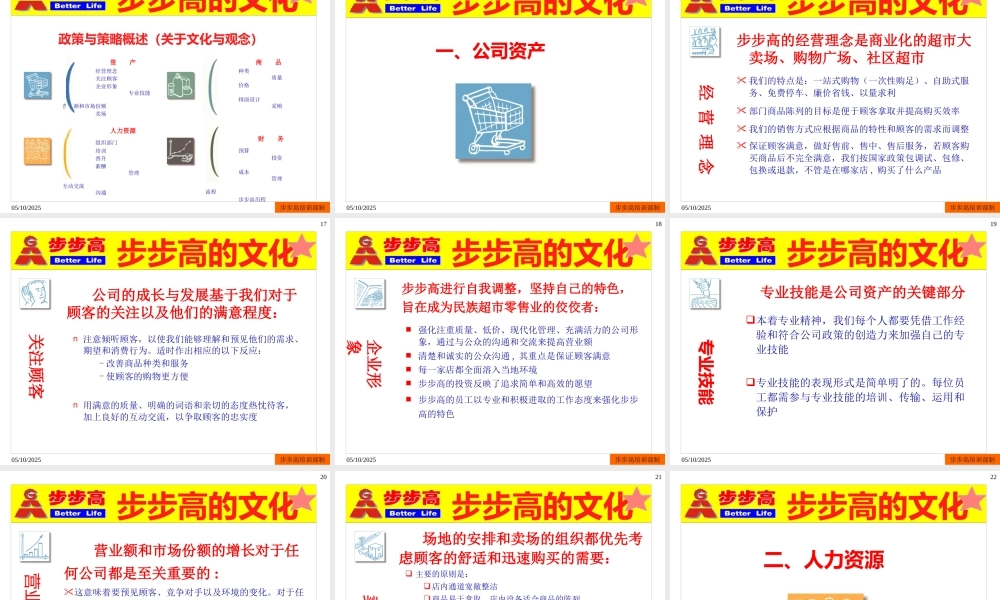 《湖南步步高步步高连锁超市企业文化》