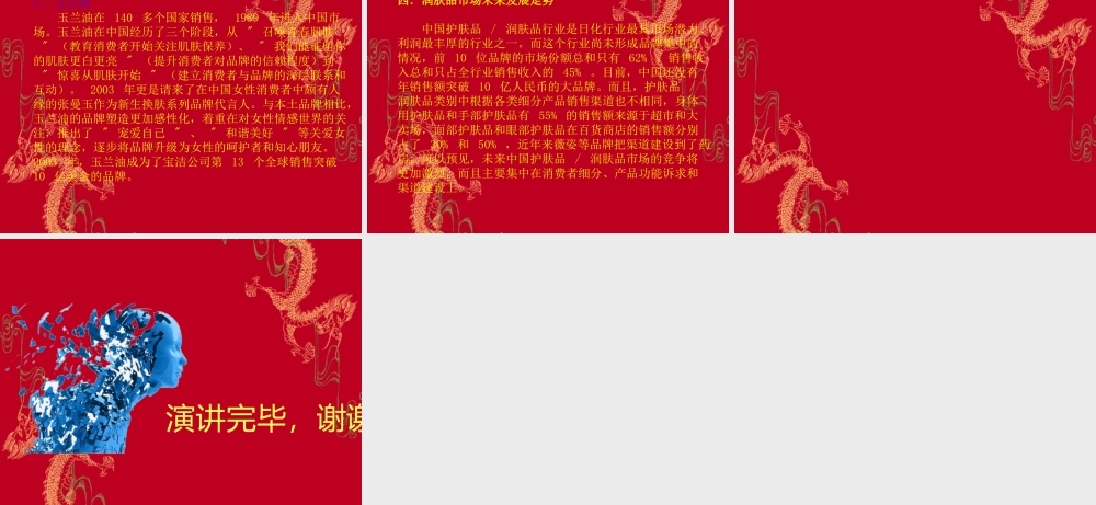 《护肤品行业分析报告》