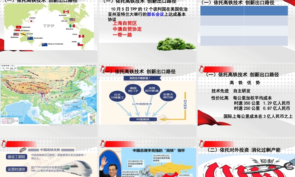 一带一路国家发展新战略课件
