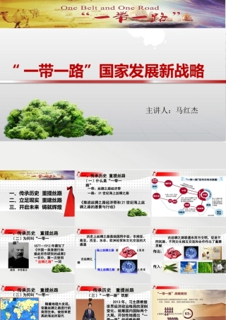 一带一路国家发展新战略课件
