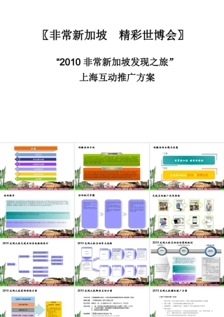 XXXX非常新加坡发现之旅上海互动推广方案