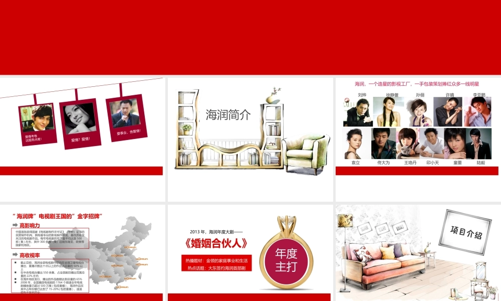 《婚姻合伙人》策划案XXXX0911