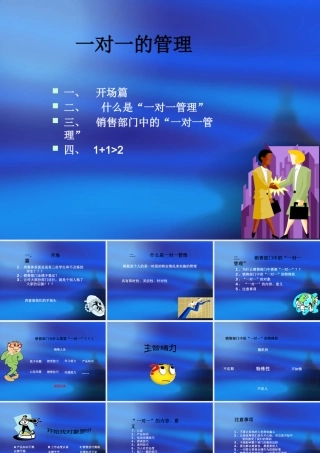 一对一的管理-北京英信网景科技有限公司南宁分公司