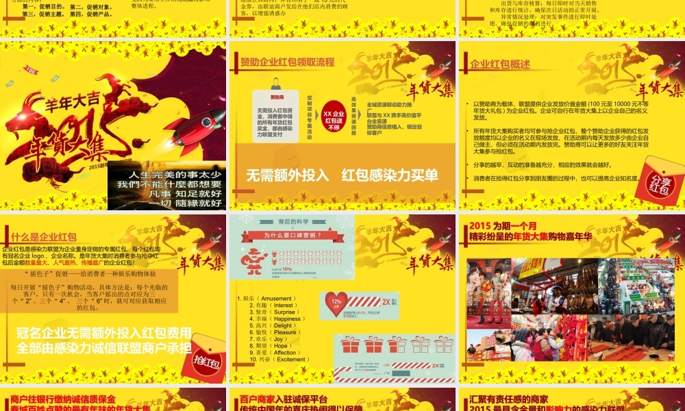 XXXX感染力联盟年货大集招商方案(韩妞版)