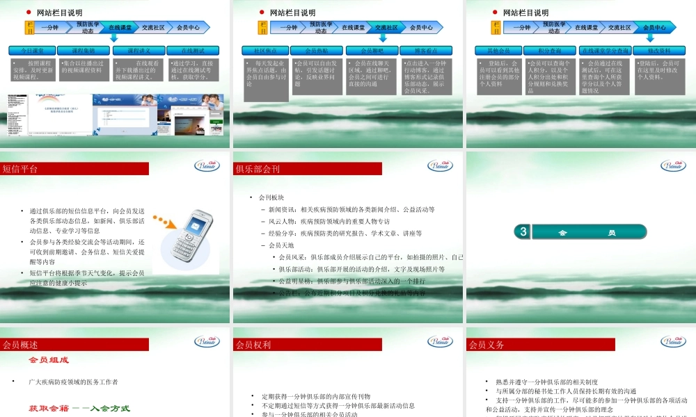 一分钟俱乐部章程