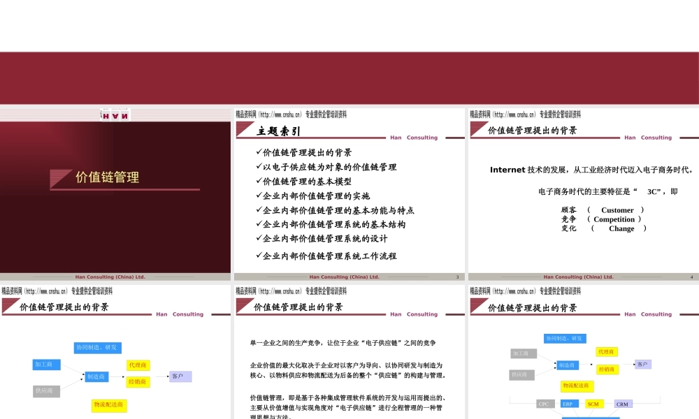 《价值链管理》