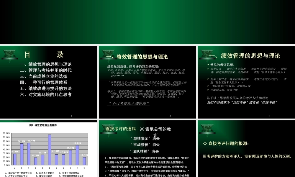 一个成熟的企业如何实施绩效管理