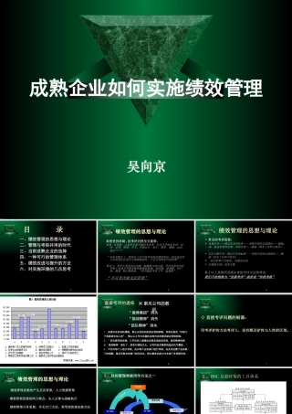 一个成熟的企业如何实施绩效管理