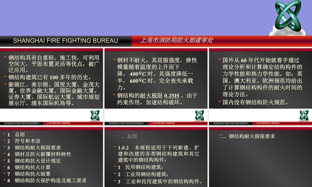 《建筑钢结构防火技术规程》主要防火技术条文介绍(1)