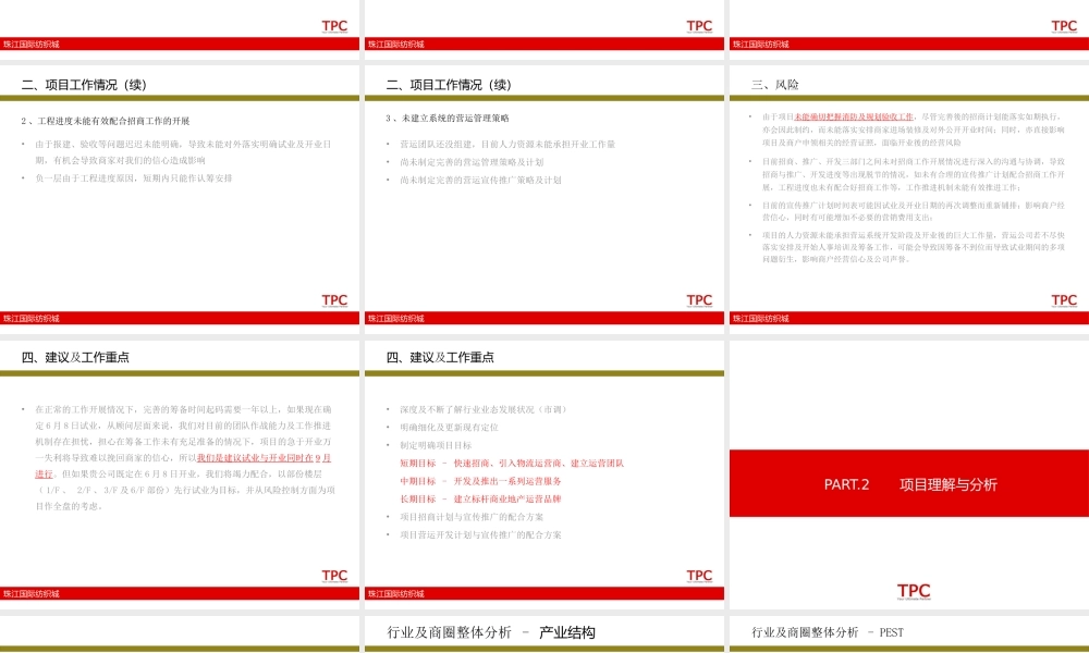 XXXX广州珠江国际纺织城项目商业策划书招商103P