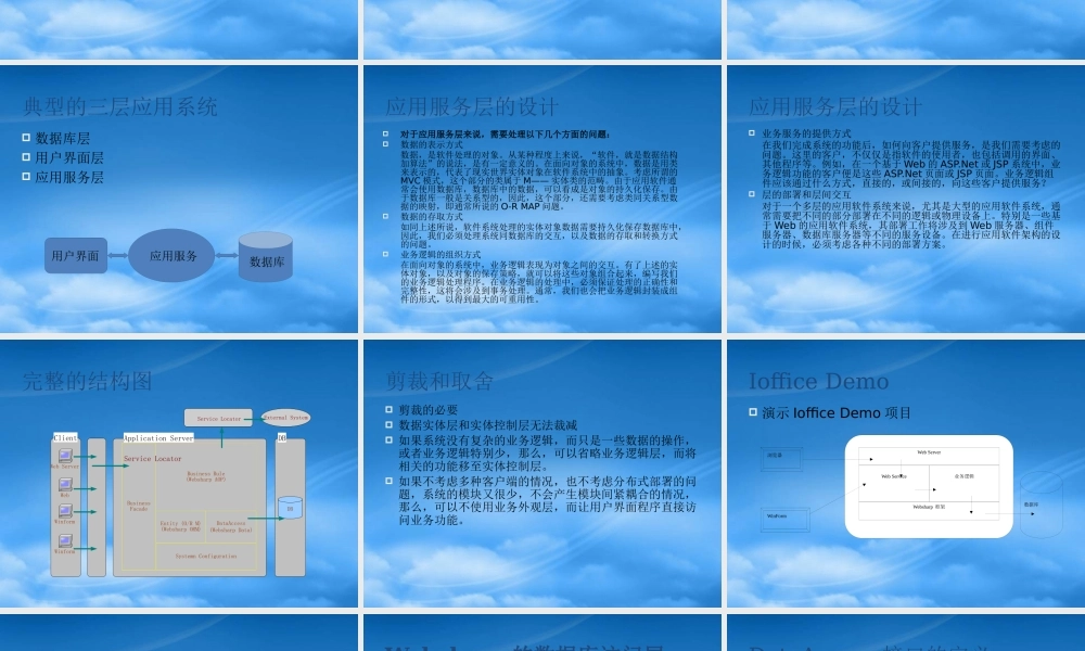 一个项目的三个工程