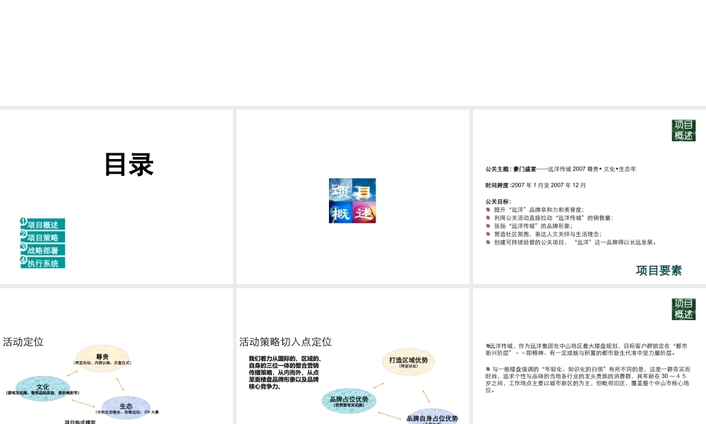 XXXX豪门盛宴全年整合公关推广策略方案-远洋传城-50