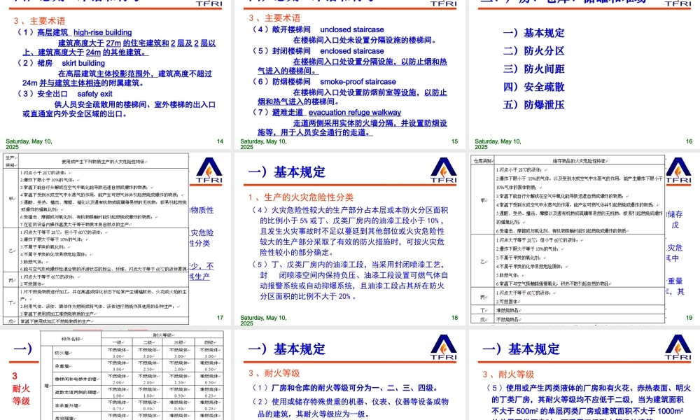 《建筑设计防火规范》(GB50016-XXXX)(整合修订送审稿)