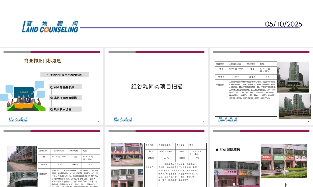 XXXX红谷凯旋一期商业街_招商执行纲要