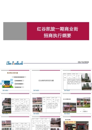 XXXX红谷凯旋一期商业街_招商执行纲要
