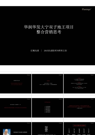 XXXX红鹤-上海华润华发大宁双子地王项目广告策划方案73p