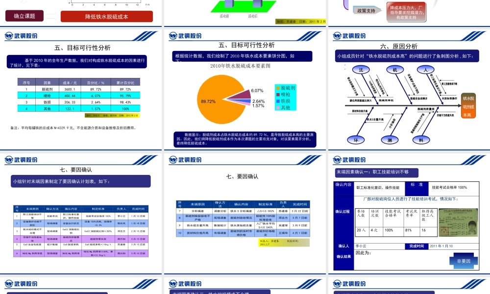 《降低铁水脱硫成本》