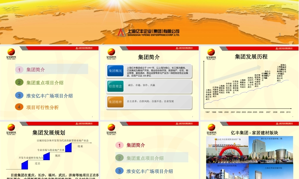 XXXX淮安亿丰广场综合体项目招商手册