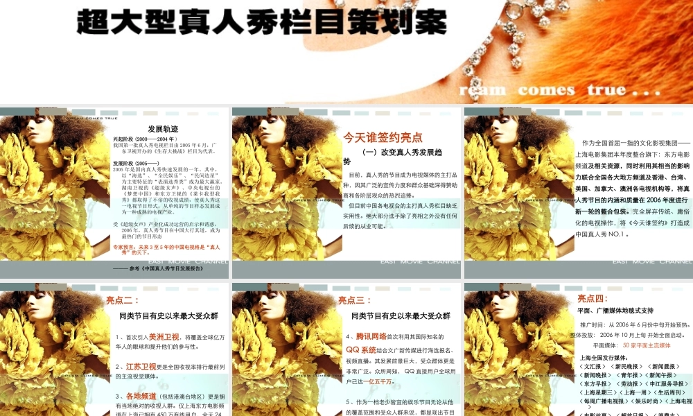 《今天谁签约》策划方案(最新)
