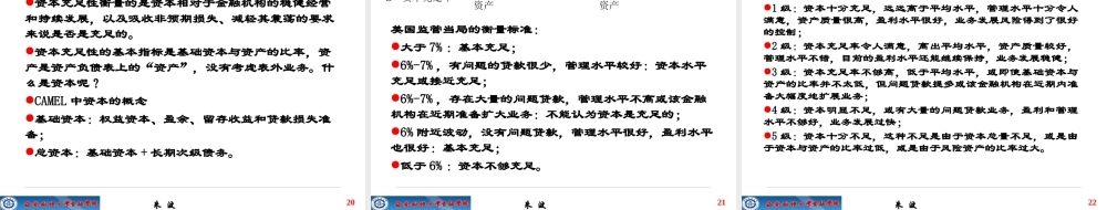 《金融风险管理》第3章金融机构的业绩评价