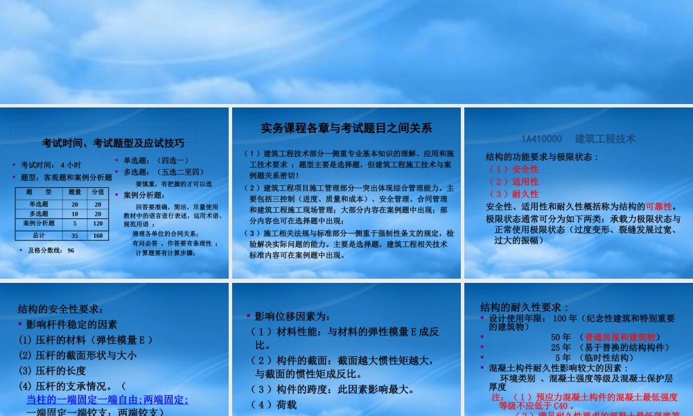 一级建造师建筑工程管理与实务(一级dcz)