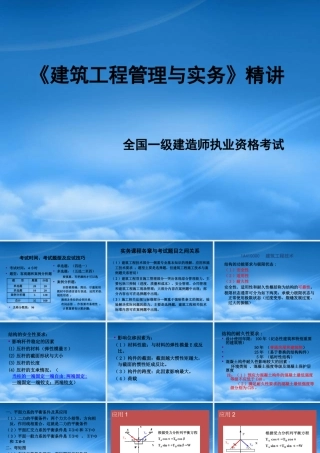 一级建造师建筑工程管理与实务(一级dcz)