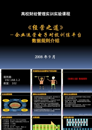 《经营之道》规则介绍