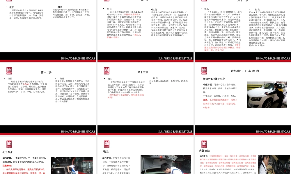 《精致洗车洗车标准流程》标准版1