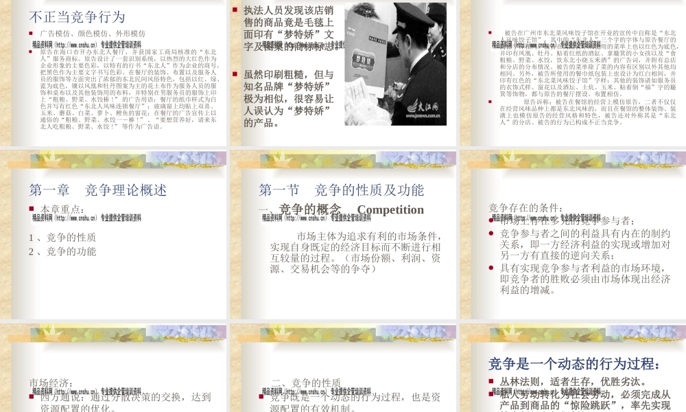 《竞争法学》绪论