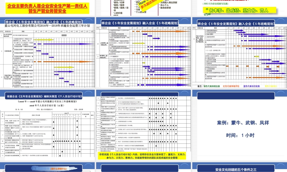 XXXX践行安全领导力