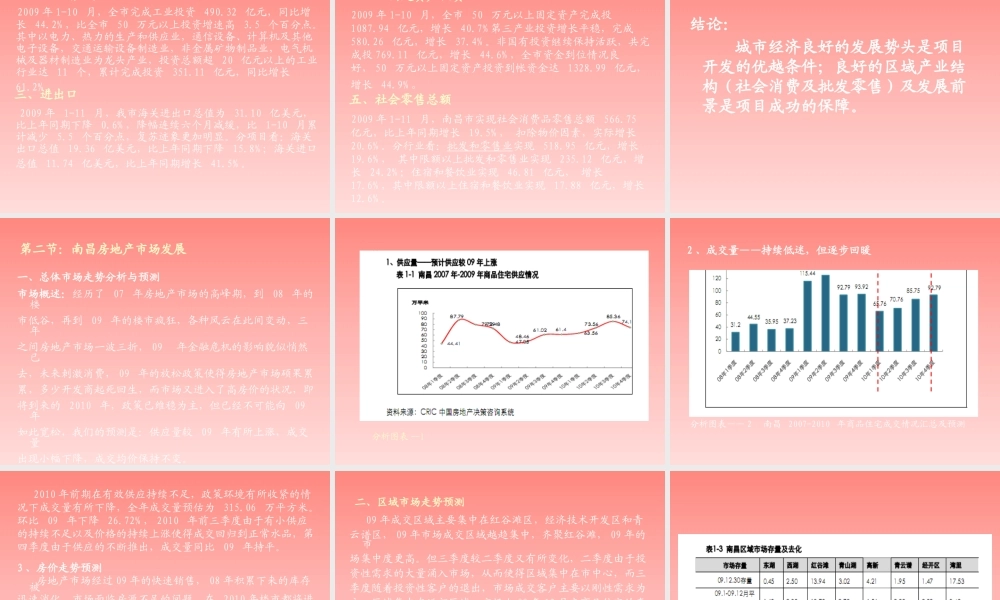 XXXX江西华南城项目定位及经济测算