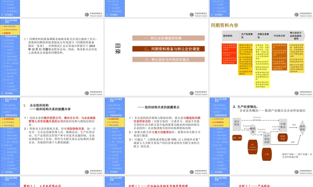 XXXX解读企业应对转让定价反避税调查的实战案例[1]