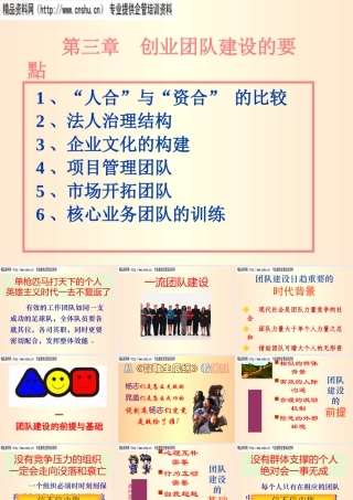 一流团队建设的方法与模型