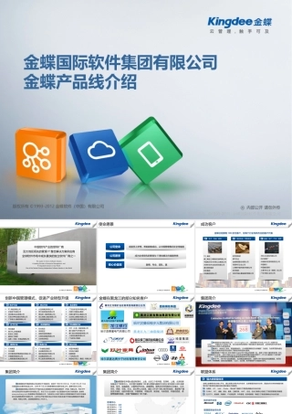 XXXX金蝶集团和产品线