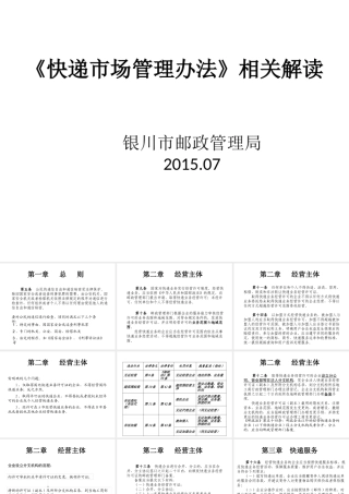 《快递市场管理办法》相关解读