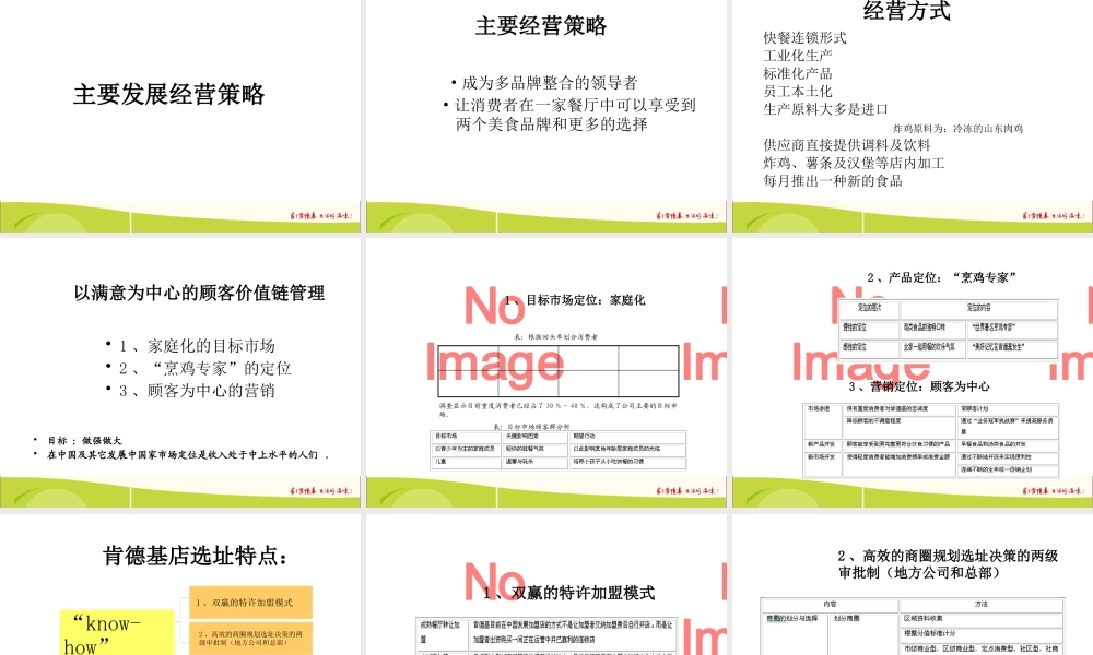 XXXX肯德基企业内部管理NEW